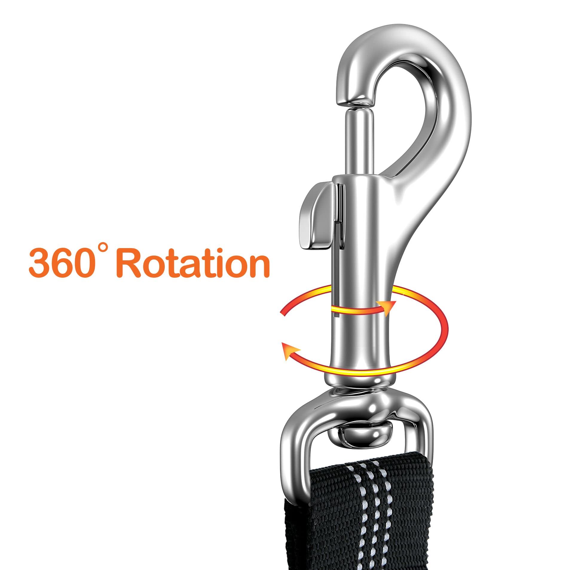 Juego de 2 cinturones de seguridad retráctiles para perro, cinturón de seguridad ajustable para reposacabezas de vehículo, ajustable, resistente, elástico y duradero, arnés de coche para perro