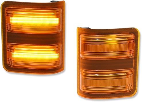 Dynamic Turn Signal Light LED For F150 F250, F350, F450, F550 For Super For Duty For Truck 2008-2016 Mirror Dynamic Turn Light LED Mirror Indicator LightAmber Lens