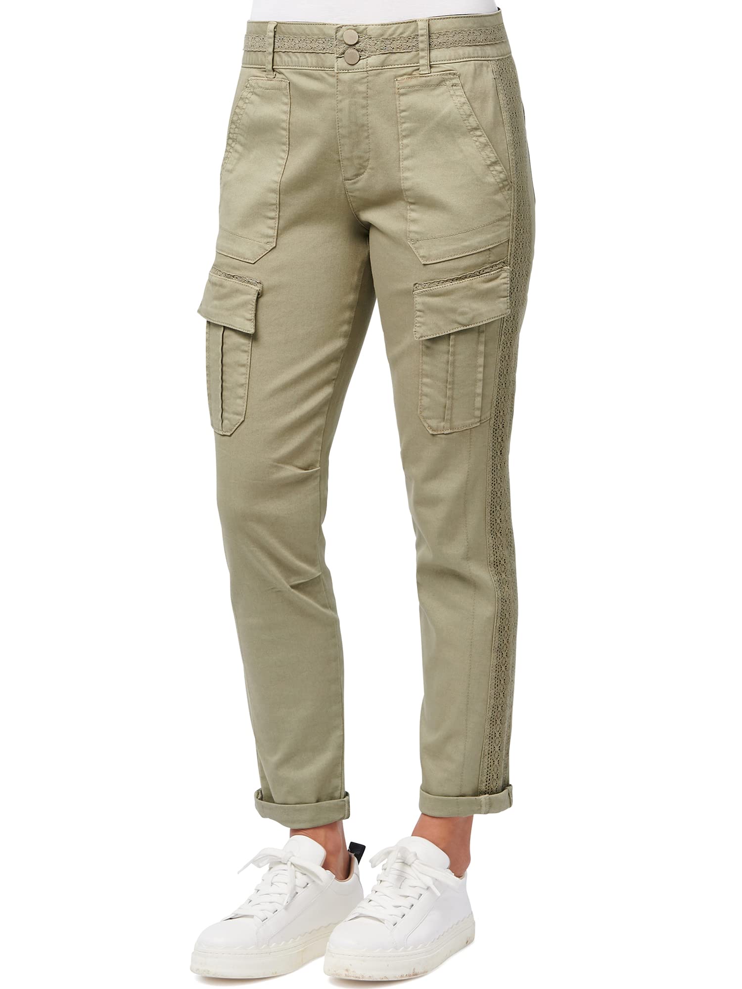 Democracy Women's Ab Solution High Rise Roll Cuff Utility