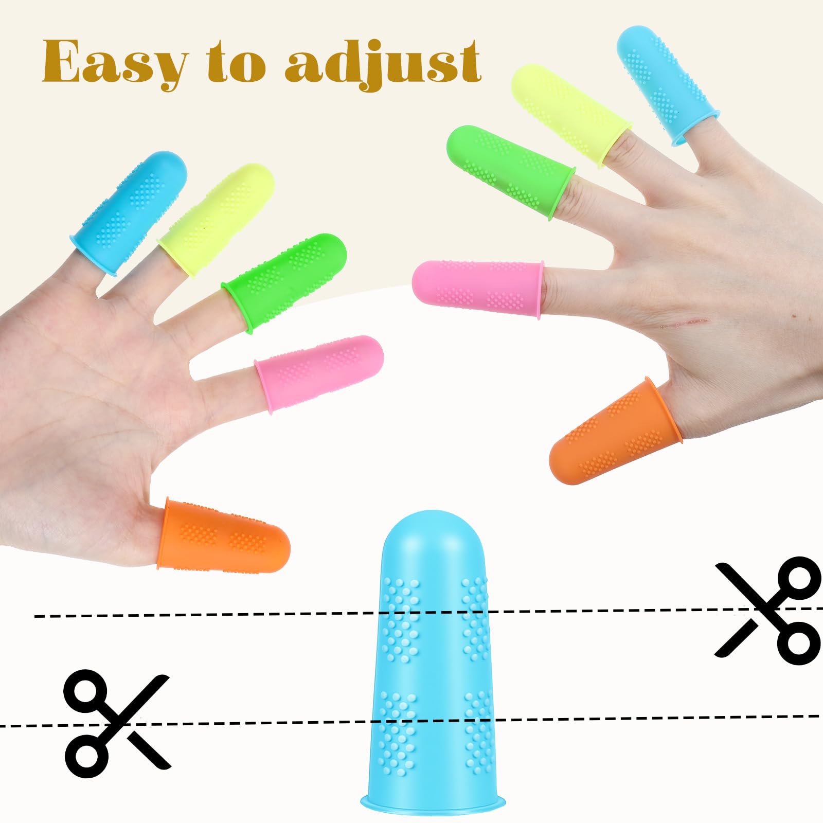 10Stk. Fingerschutz Silikon Gel Zehenschlauch für schmerzende Zehen