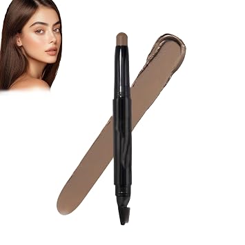Stop Skipping Brows with This 2-in-1 Easy Brow Stick, Waterproof Eyebrow Pencil for Women, No Smudging, Smooth and Easy to Color 04# Medium Brown