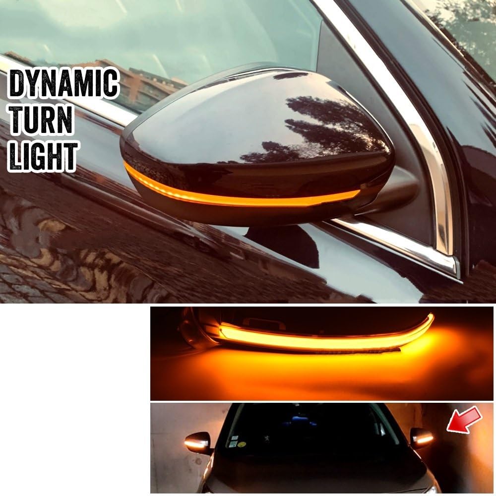 Clignotants De Rétroviseur LED Dynamiques Pour Peugeot 308 II (2013-2019) - Paire Gauche/droite - Installation Plug-and-play - Étanche - 9