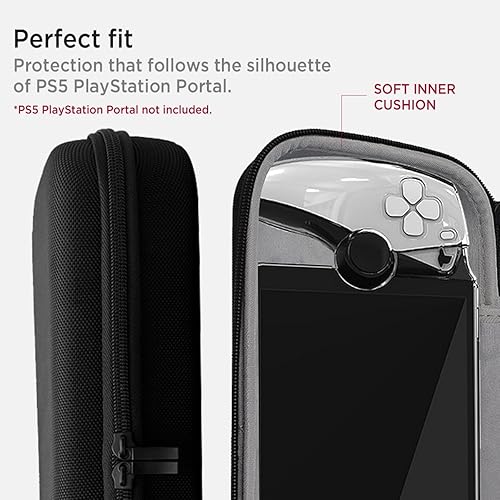 Miniatura 3 de Miimall Compatible with PlayStation Portal Travel Case, PS Portal Carrying Case PU + EVA Shockproof Anti Scratch Hard Travel Carrying Case Travel