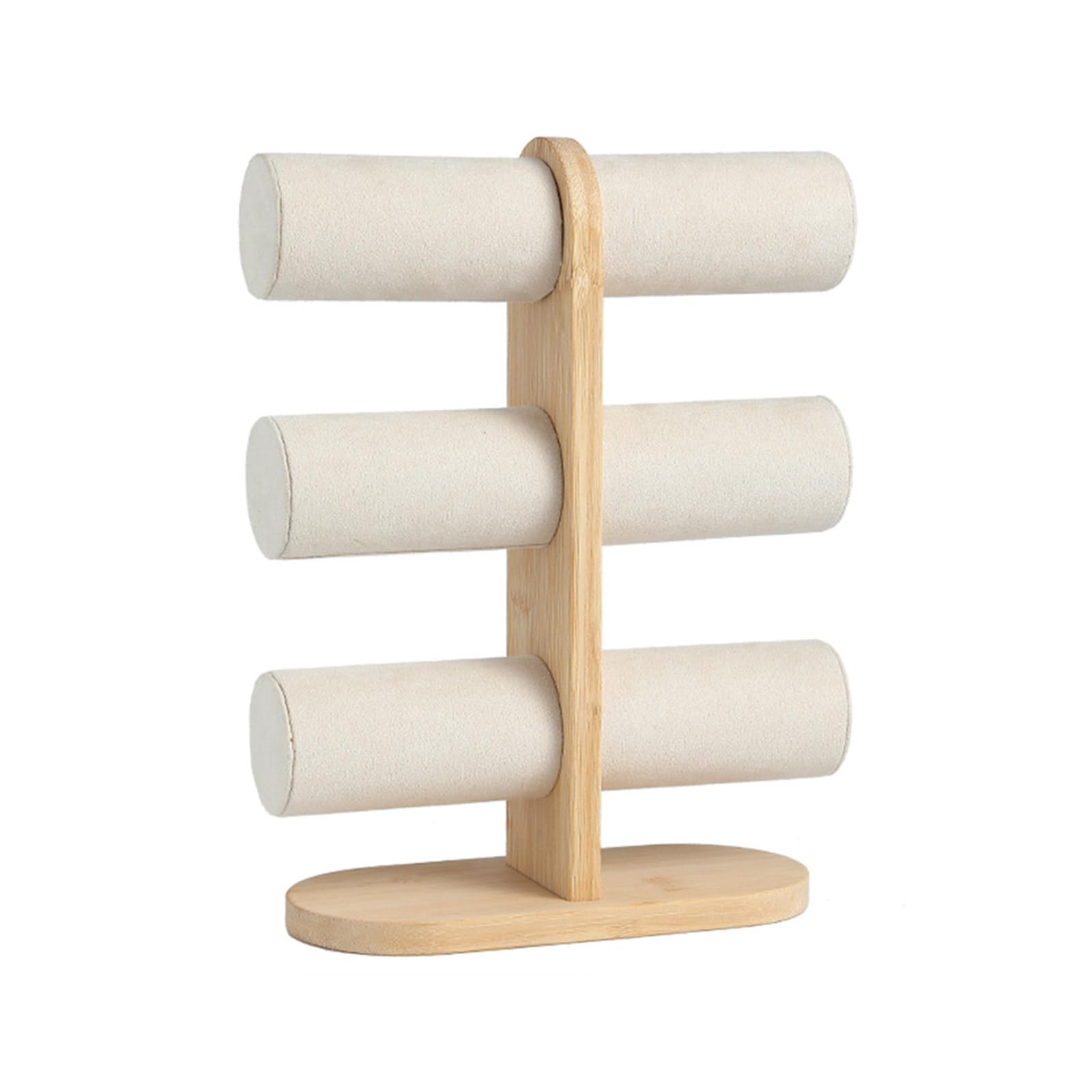 Buxuaaaa Stylish Hair Tie Organiser 3 Tiers Display Rack for Bangles and Watches Multifunctional Tabletop Jewelry Storage Stand Rings Holder