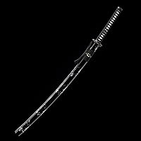 Vista 4 de Espada Katana Tradicional Forjada a Mano con Templado de Calor/Arcilla Verdaderas Katanas de Acero al Carbono 1060/1095 T10, Afilar, Espiga