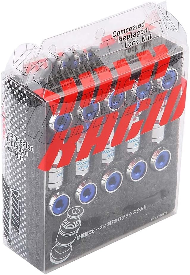 Bеѕt Quаlіtу 🔥 Qii lu M12 X P1.5 Car Racing Lug Wheel Nuts and Screws for Most of Wheels with 60 Degrees(Blue)