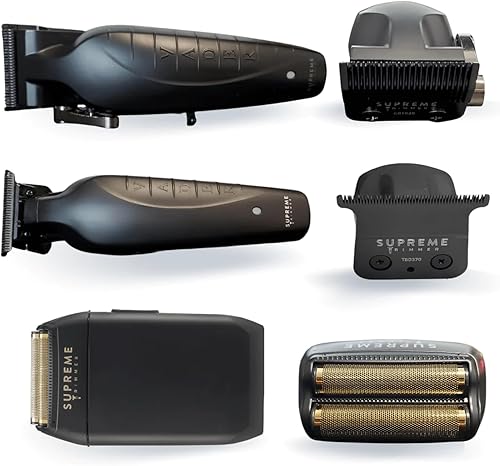 Miniatura 5 de Supreme Trimmer Kit de peluquería 3 en 1  Vader Clipper, Vader Trimmer & Crunch Foil Shaver  Cortadora de barba profesional para hombres, cortadora