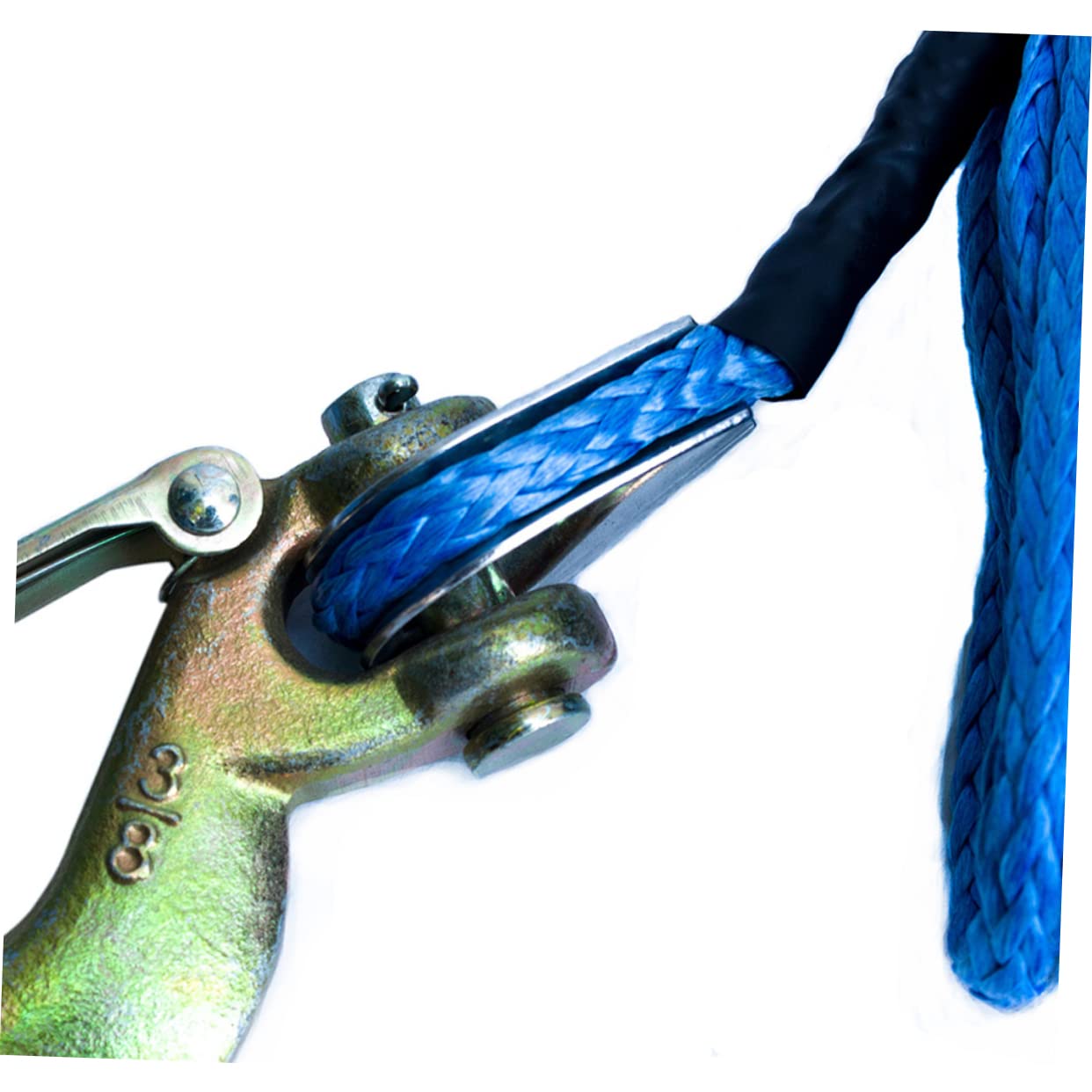 Mobestech Fune in Facile Resistenza da Inossidabile Usare Alta Traino Nailon Blu Acciaio Rimorchio Auto Veicolo