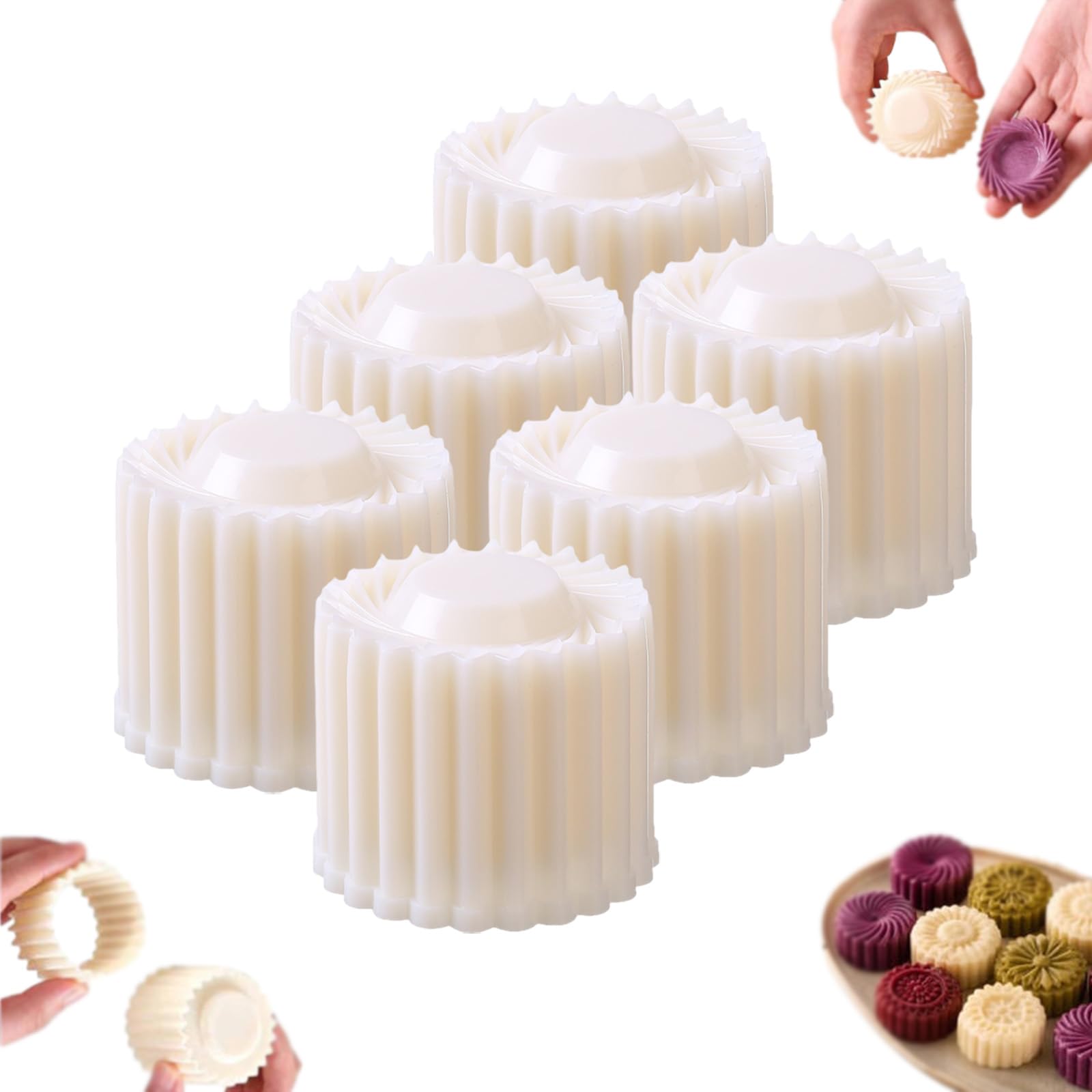 Creative Double-Ended Pastry Mold, Double-Sided Dough Mold，6PCS
