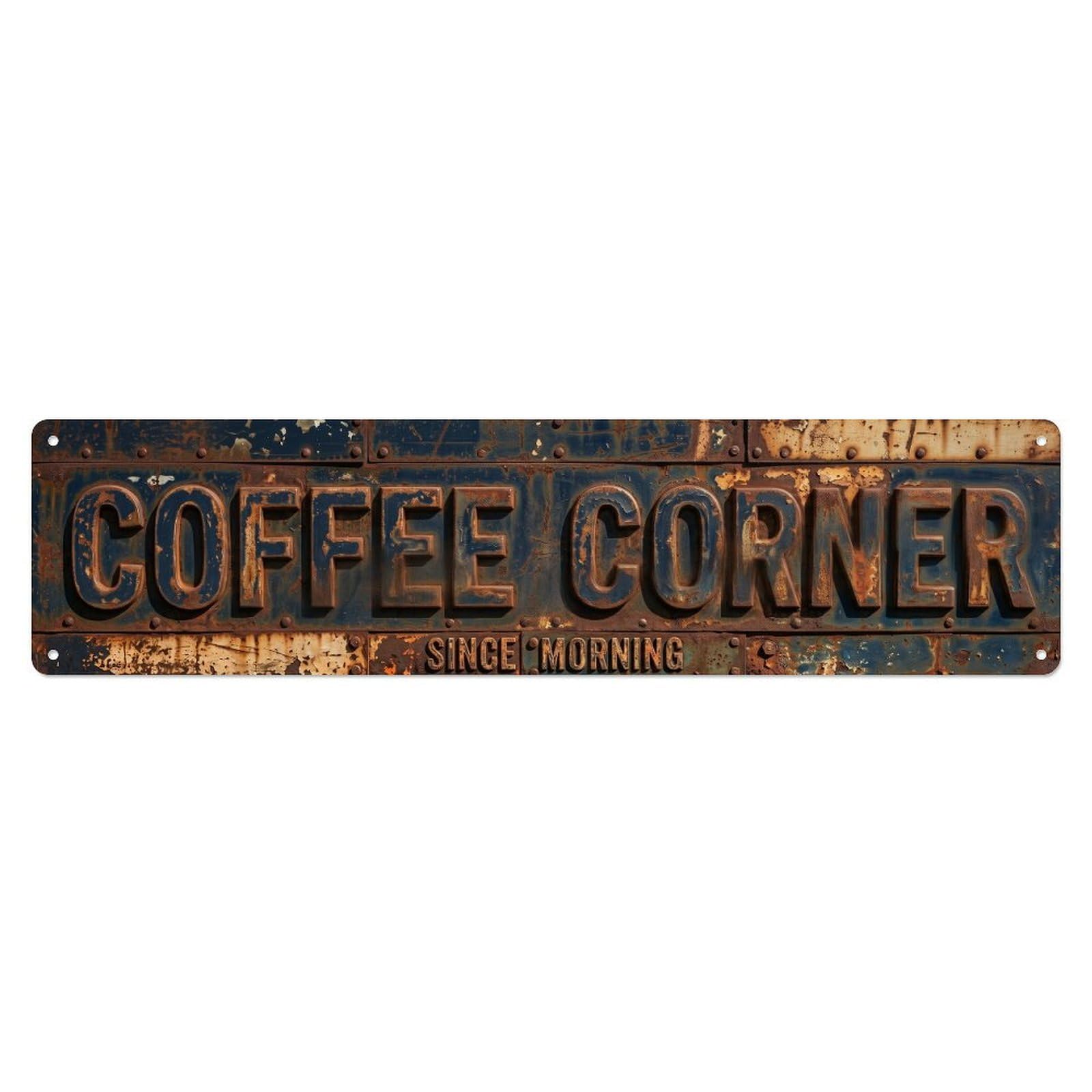 Coffee Corner Vintage Decor Metal Tin Sign