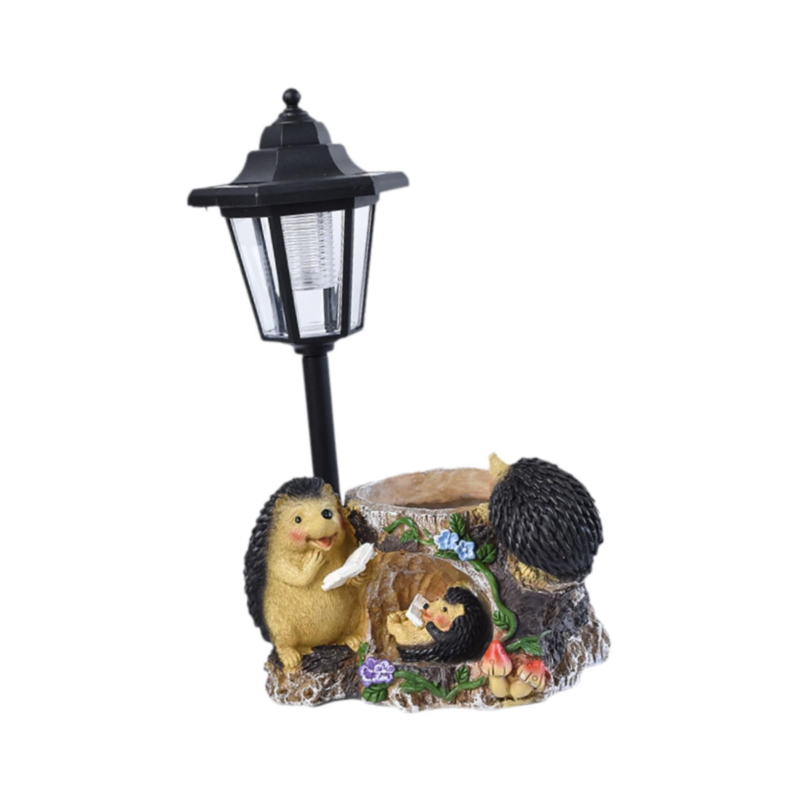mophrati Impressive Solar Light Statue Decor Adds Whimsy To Gardens With Ornamental Animal Designs Casting Bright Illumination For Every Celebration Outdoor