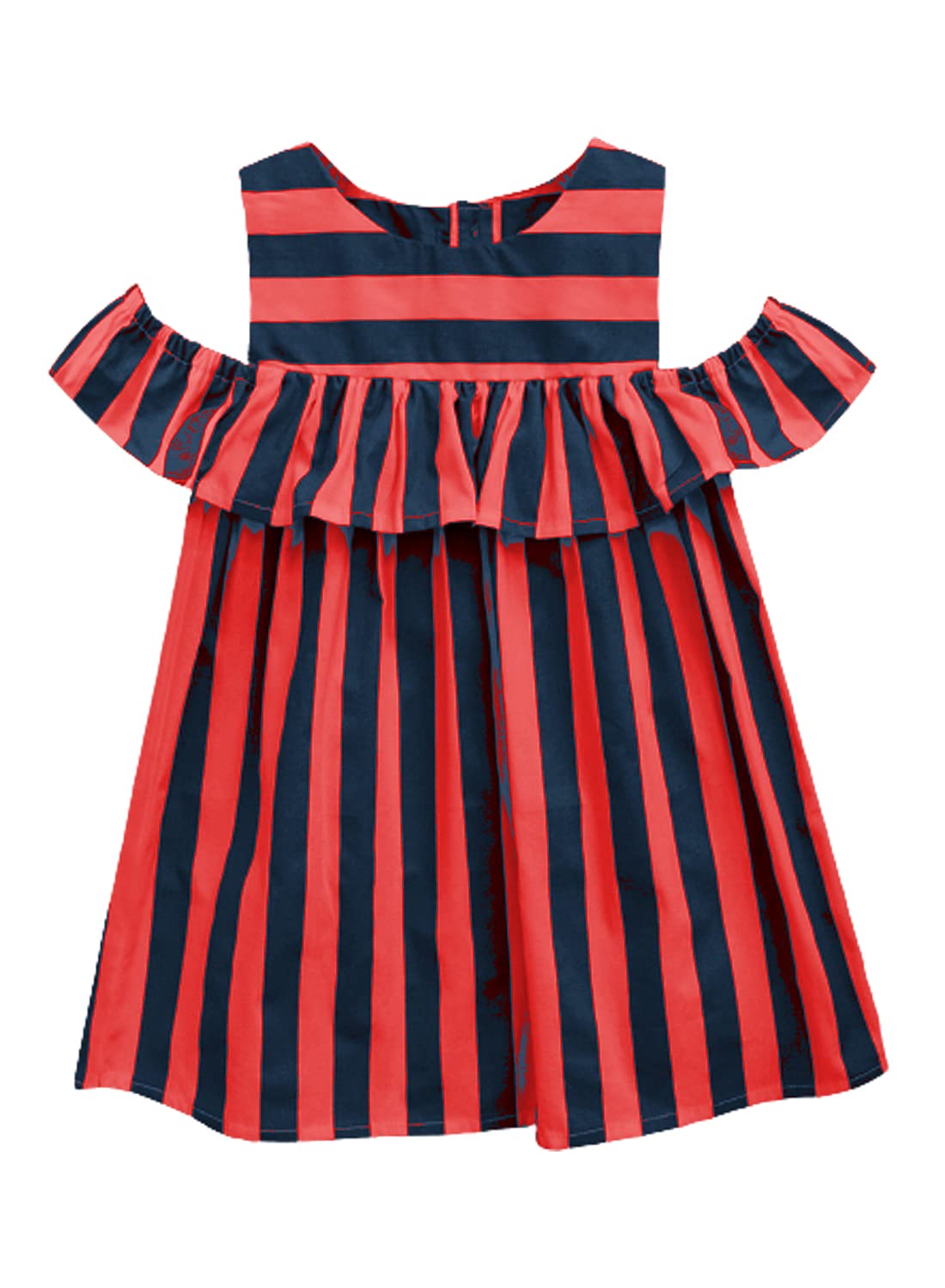 A.T.U.N. (ALL THINGS UBER NICE) Girl's Polyester Empire Waist Knee-Length Dress