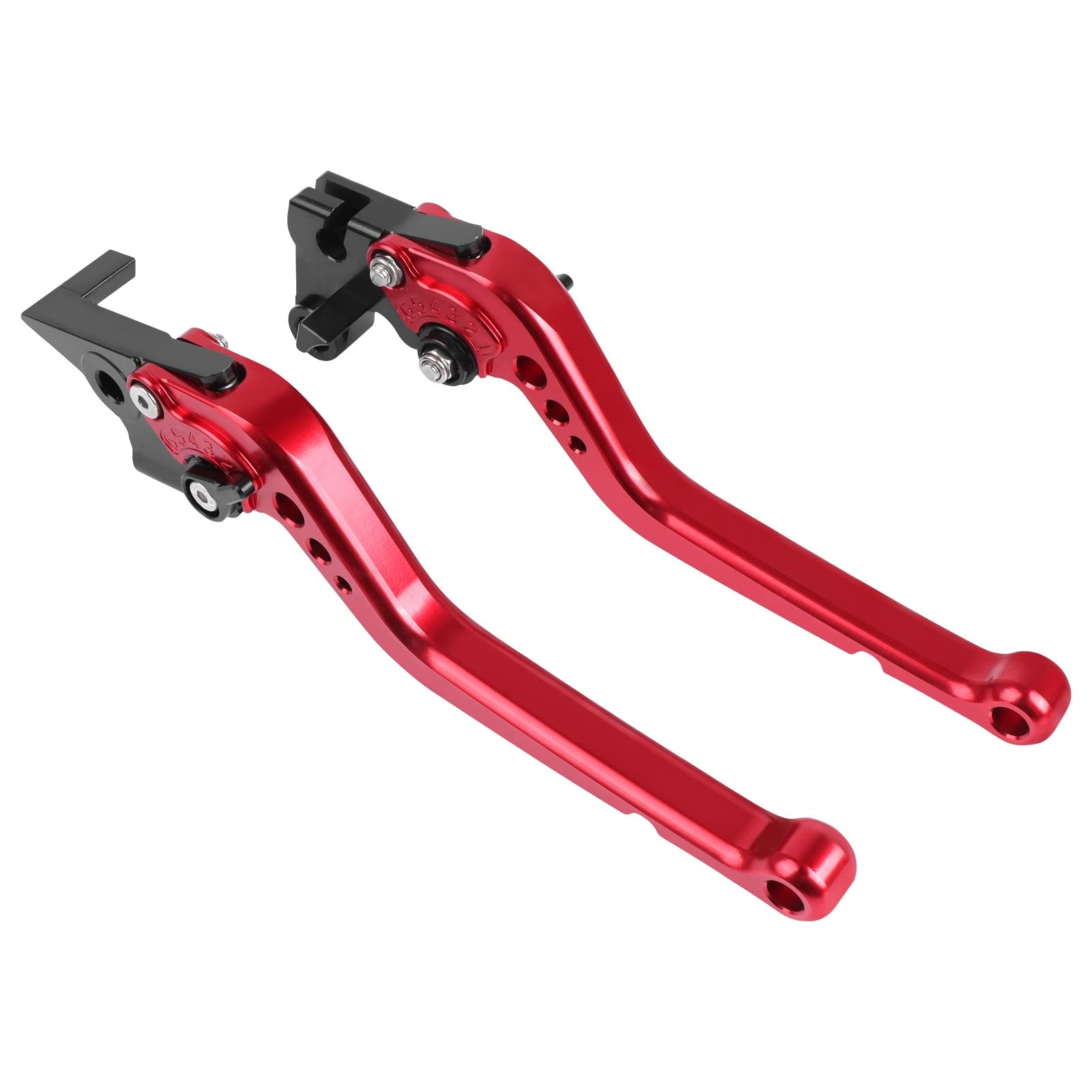 Levier d'embrayage de frein pour Kawasaki Z750 Z800 en alu CNC rouge