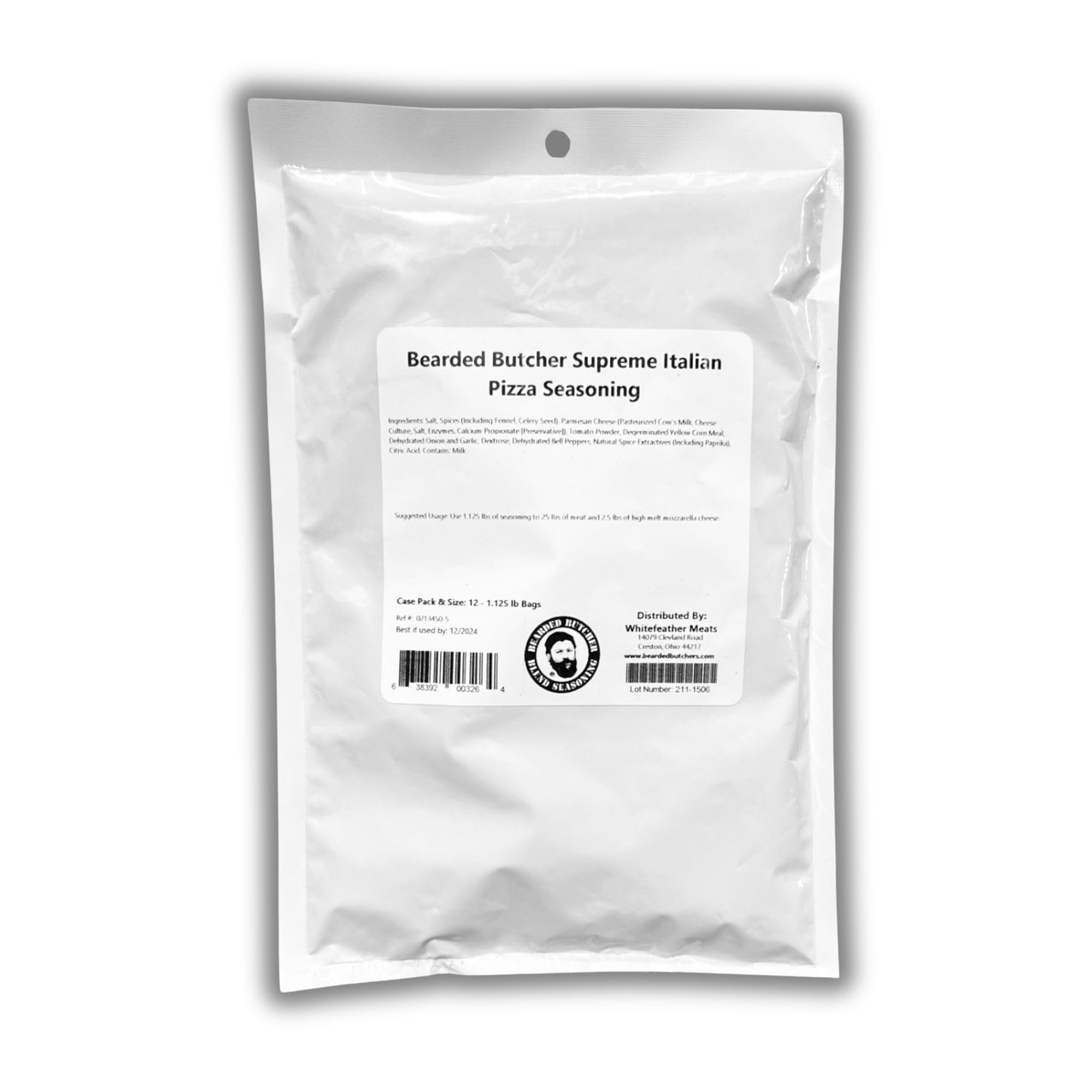Amazon.com : Bearded Butchers Supreme Pizza Seasoning, 18 oz – For