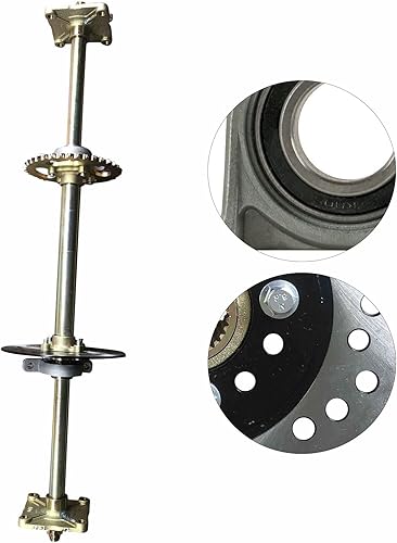 Miniatura 4 de Drift Trike Go Kart Kit de eje vivo trasero, piñón 428 41T y eje de cubo de rueda de 32.087 in apto para Go Kart ATV Quads (32.087 in (32 pulgadas)