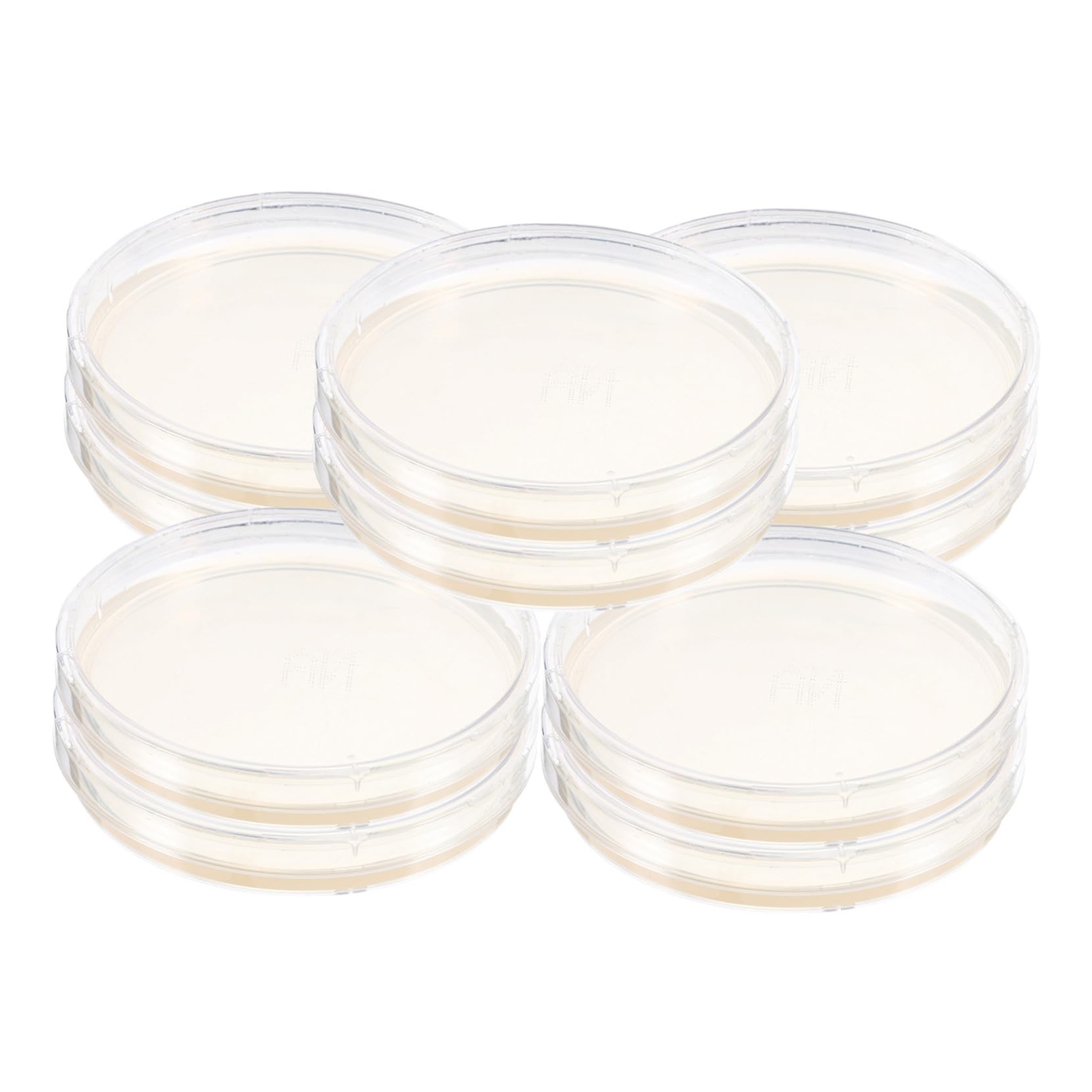 NAMOARLY Prepoured Agar Plates Petri Dishes 10 Count for Science Education and Lab Work