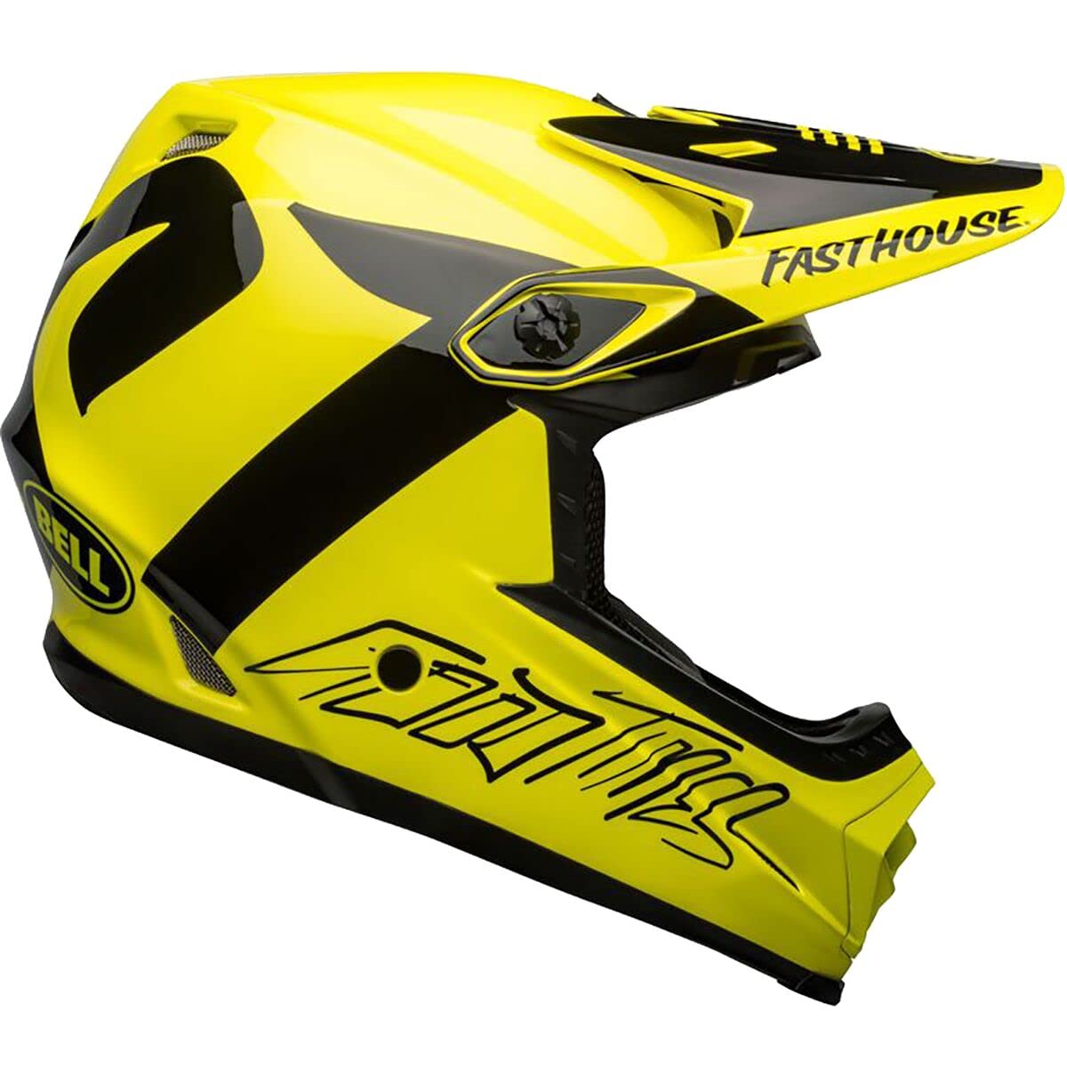 BELL Casco Full-9 Fusion Uomo,Fasthouse Newhall Gloss Hi-Viz/Black,S