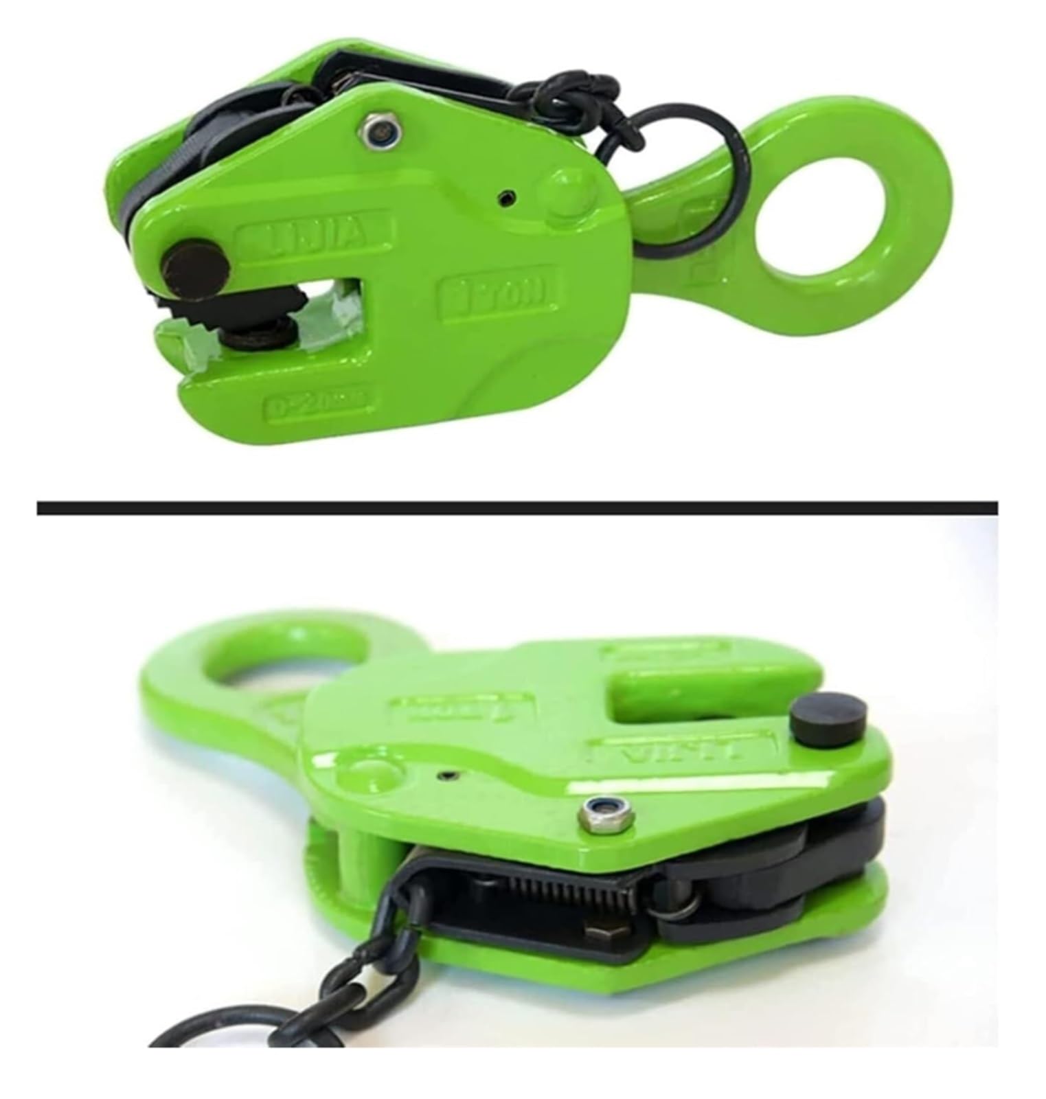 Hebeklemme Vertikale Plattenklemme, robuste, langlebige Hebeklemmen, Backen verstellbar for Rigging, Bau, Schifffahrt(1T)