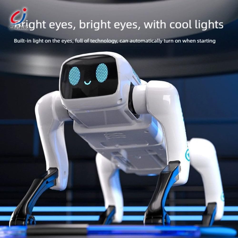 CROPDAK Robot Dog, AI Dog, AI Smart Pet, Will Dance and Kungfu, Voice/App/Remote Control, Support Action Programming, AI Robot Ideal Gift for Adults/Kids 4