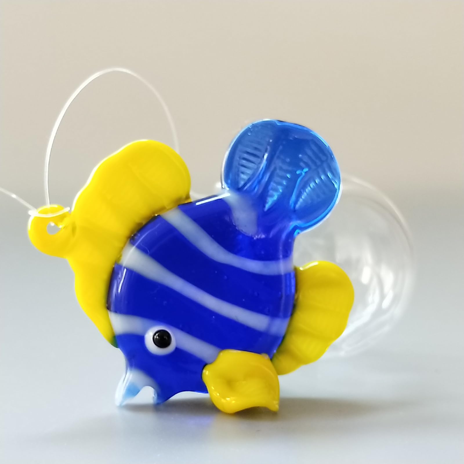 Lot de 6 boules flottantes en verre coloré pour aquarium