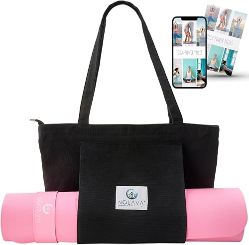 NOLAVA Alfombrillas de Yoga y Juegos Completos – TPE, Antideslizante – Incluye Alfombrilla, Bloques, Correa y Más (Juegos de 6 o 7 Piezas) – Para