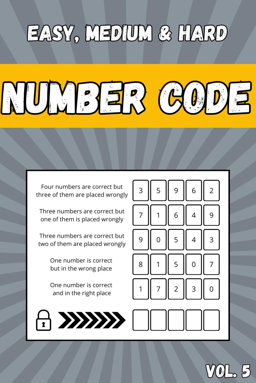 Number Code: 200 Math Puzzles - Vol 5 (Codebreaker Collection 3: NUC)