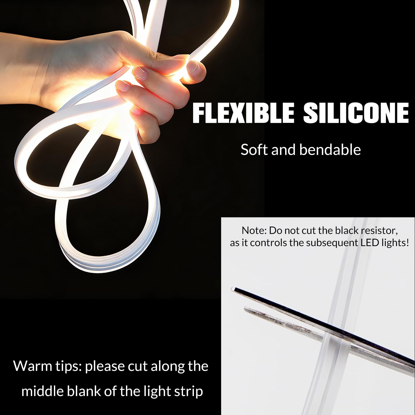 DIBMS Tira de Luz LED de Flujo Dinámico con Inducción Magnética de 177" para Maletero de Coche, Universal Flexible IP65 Impermeable Cortable de Silicona 12V Iluminación Ambiental Interior para Coches