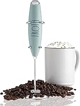 Rae Dunn Milk Frother- Handheld Electric Drink Mixer, Handheld Electric Milk Frother, Coffee Frother, Hand Blender, Frappe Maker, Handheld Latte Maker Milk Foamer (Sage)