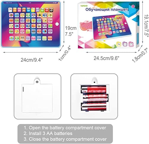 Miniatura 7 de Alfabeto ruso para niños, números de palabras, música, almohadilla rusa para niños pequeños, aprende el idioma ruso para principiantes