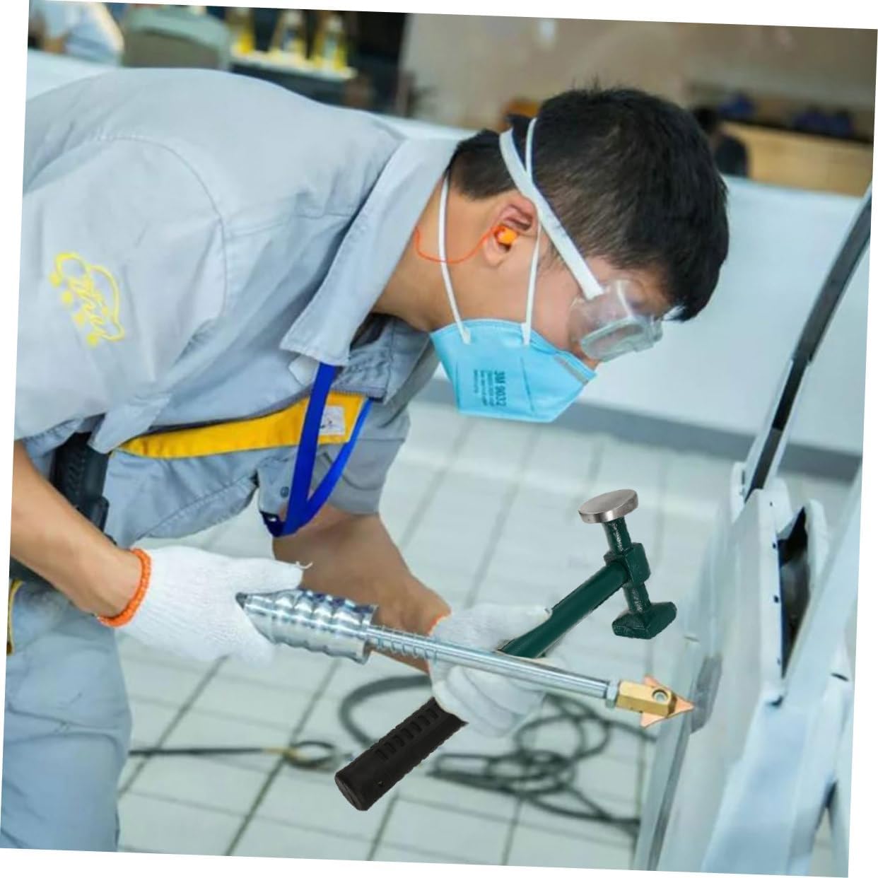 Zerodeko 2pcs Repair Sheet Metal Hammer Auto Body Panel Hammers for Vehicle Dent Repair for Car Body Restoration Construction