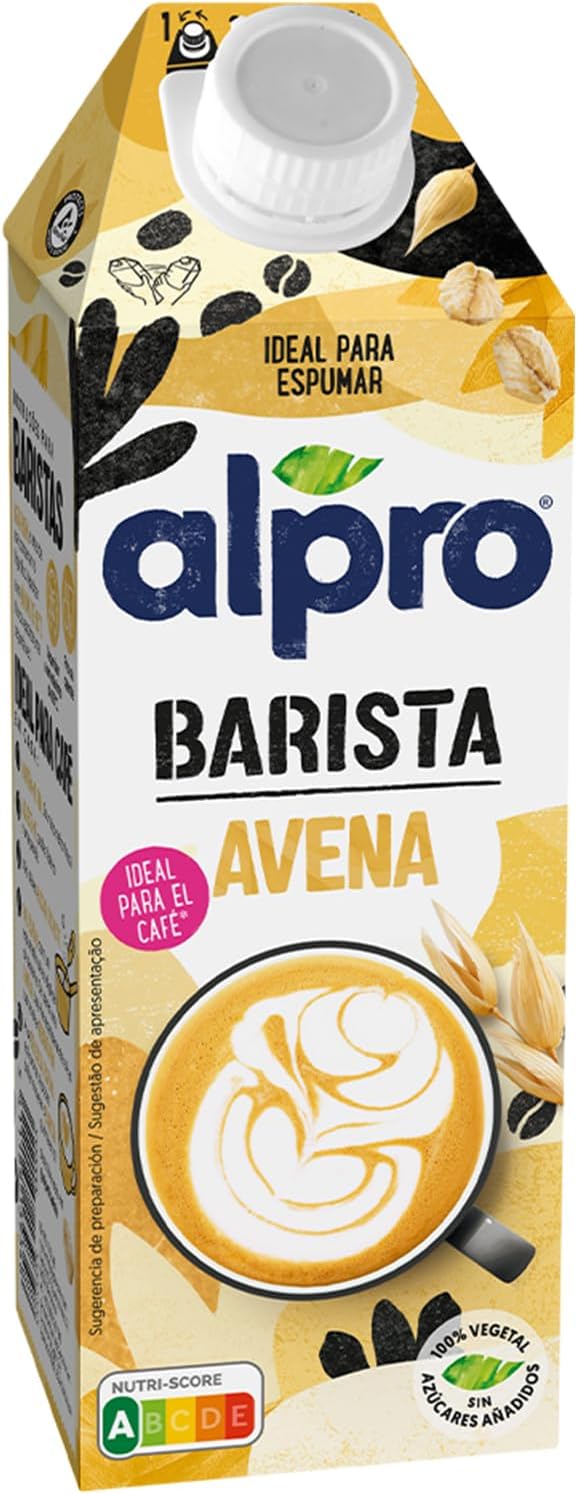 Bebida Vegetal de Avena Alpro Barista - Pack 8x0,75L 3 Alpro Bebida Vegetal de Avena Barista - Ideal para el café - Pack de 8 x 0,75L - ¿Vale la pena?