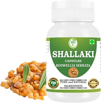 Shallaki Boswellia serrata 500 mg, Pure Herbal Supplement, Pack of 60 Veg. Capsules 1