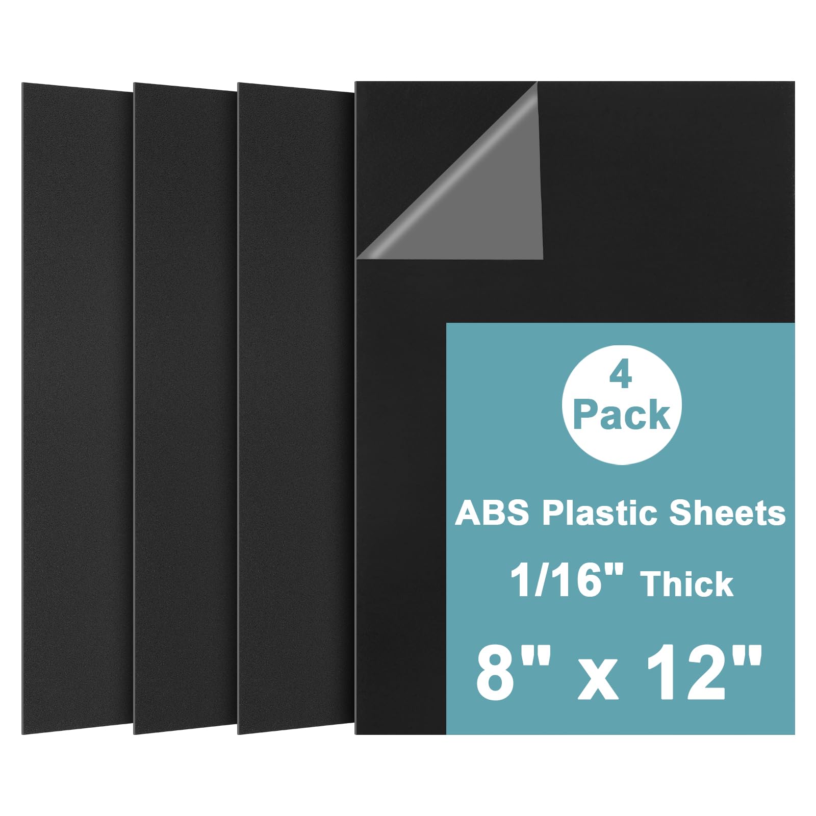 White ABS Plastic Sheet - Durable & Moldable -10