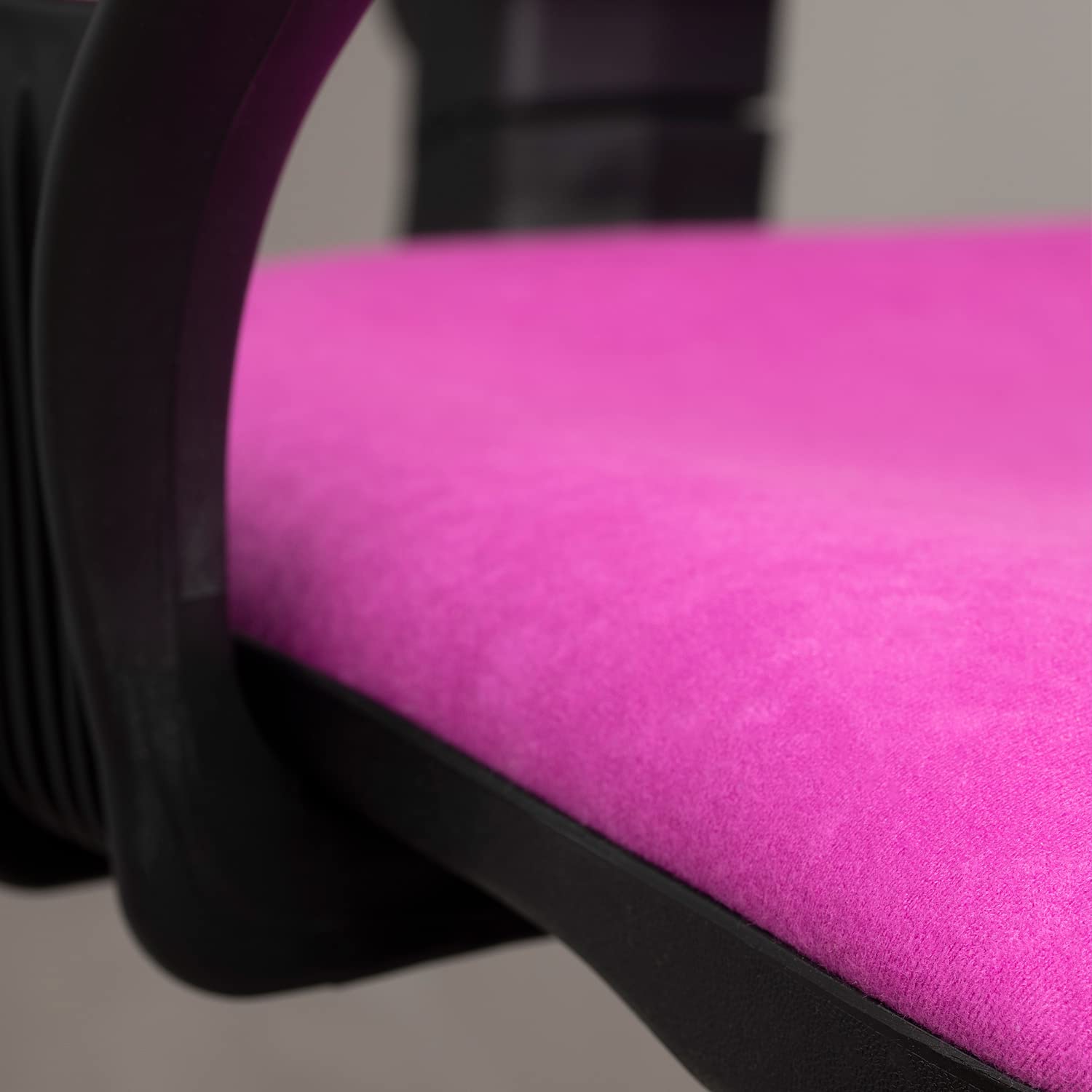 Krzesło do biurka dla dzieci z regulacją wysokości – dziecięce krzesło biurowe z materiału z mikrofibry – krzesło biurowe dla dzieci z ergonomiczną pianką – obciążenie 120 kg, 5 rolek