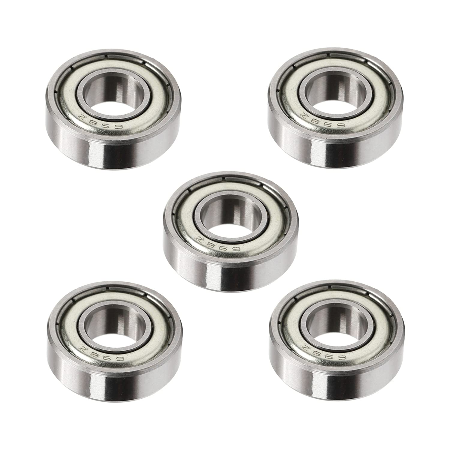 Cuscinetti A Sfere 698-2RS - 8x19x6 Mm In Acciaio Al Carbonio, Sigillati (Confezione Da 20) - Foto 4