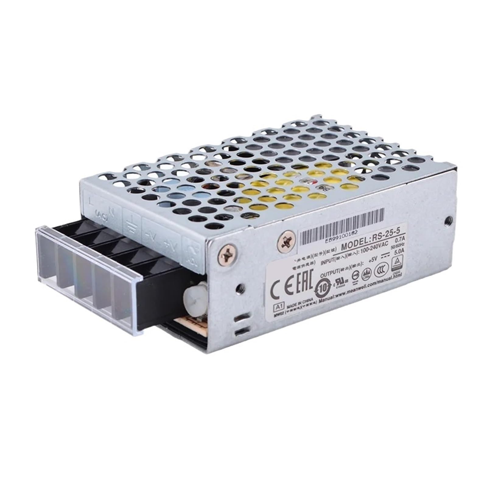 LEOTNNDQ RS-25-3.3 AC/DC 19.8W/ 6A/ 3.3V Single Output Switching Power Supply