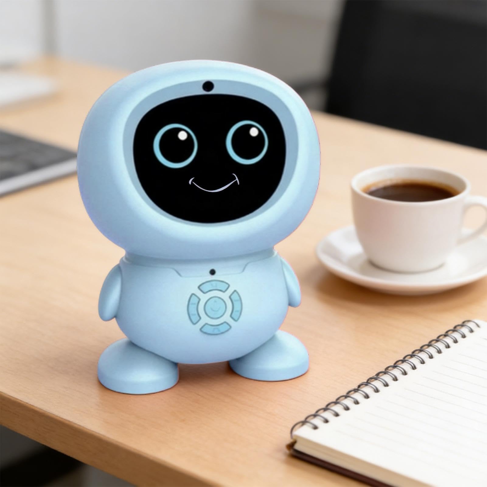Generico Giocattoli robot per bambini,Chat Vocale e Apprendimento Portatile con AI - Giocattolo Robot Interattivo - per Ragazzi, Anziani, Famiglia, Scuola, Regali Natale Compleanno