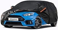 Vista 24 de Kayme - Cubierta completa impermeable de 6 capas p/automóvil apta p/todo clima, protección p/exteriores contra lluvia, rayos UV, algodón