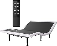 Yireehome Queen Adjustable Bed Frame: Wireless Remote, Head/Foot Incline 60°/40°, USB, Underbed Lights, Zero Gravity, 900lbs, Tool-Free Assembly