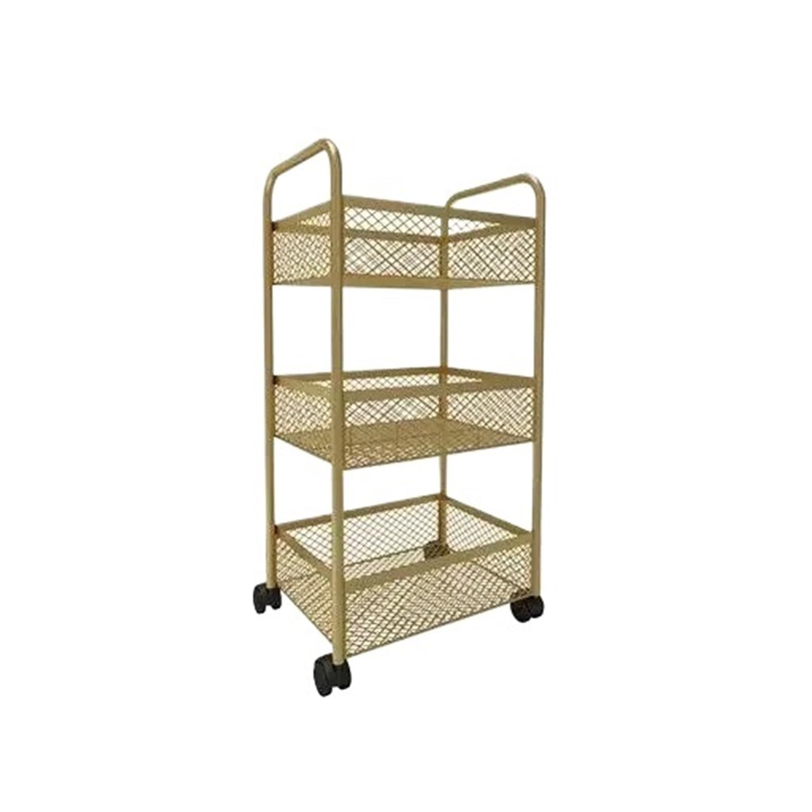 Salon Trolley Barber Trolley Wheels Trolley Organizer Cart With Wheels(White)