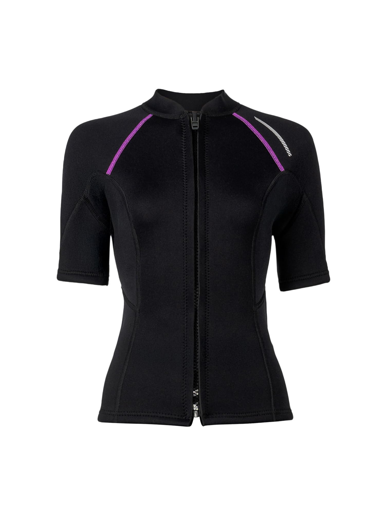 dPois Muta in Neoprene da 1,5 mm per Donna Maglia Protettiva Termica Manica Corta Top Rash Guard per Pesca Subacquea Muta per Immersione Snorkeling Surf e Nuoto Swimwear