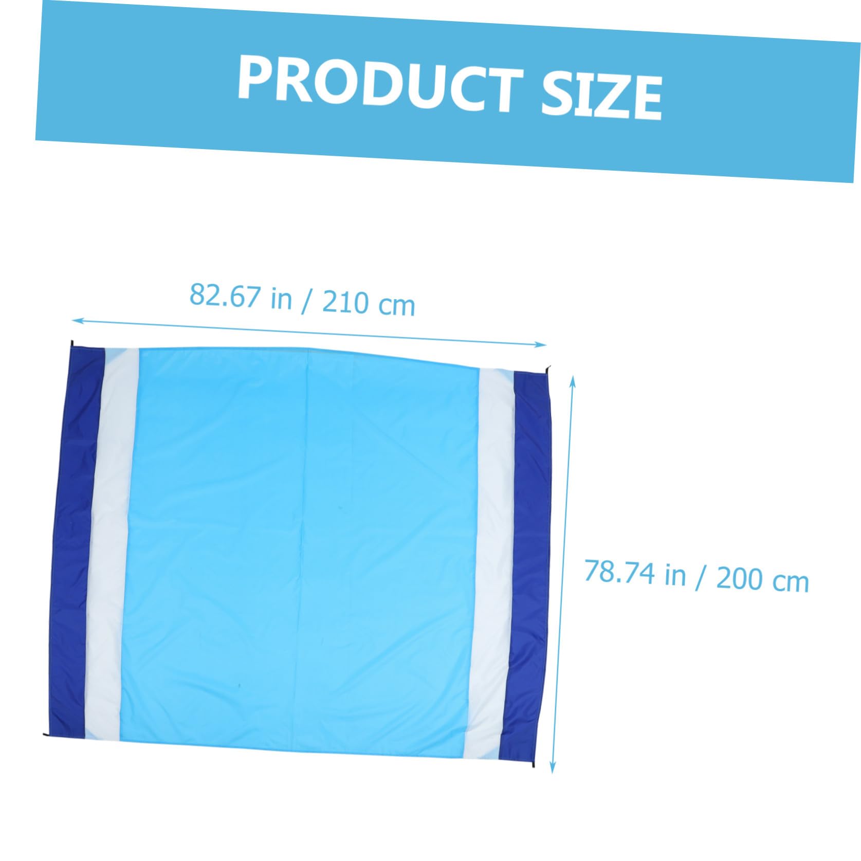 Yardwe 4 Piezas Estera de pícnic Beach Mat Beach Blanket Praia de Picnic para Acampar Cojines Exteriores Impermeables Acampar Aire de Playa Impermeable 210T de Nylon
