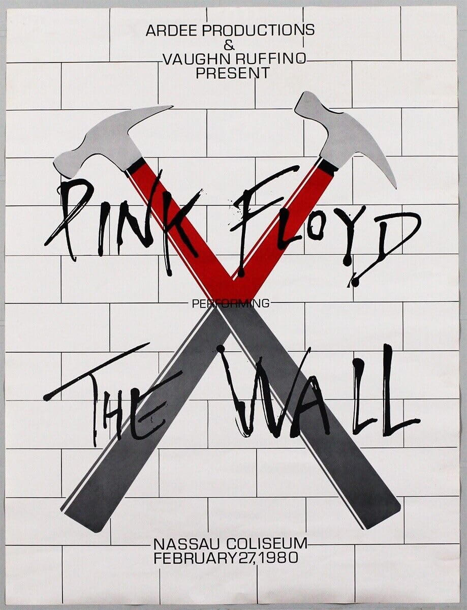 Pink Floyd Poster Vintage Rock Band The Wall Album Heavy Metal Wall Art Picture A4