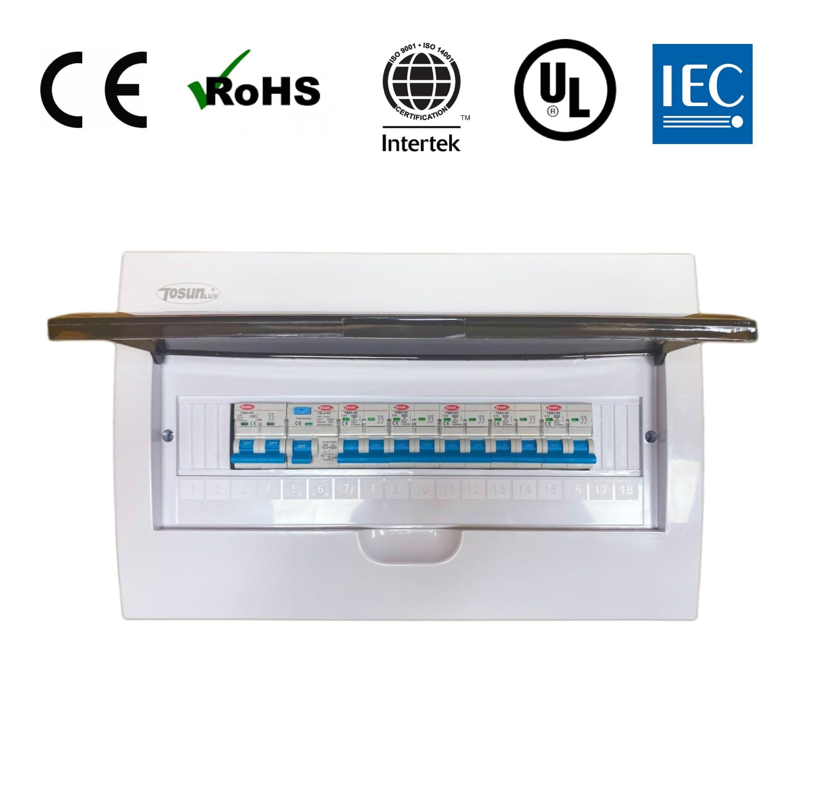 Cuadro Electrico 18 Modulos COMPLETO Interruptores y Diferencial SI CABLEADO