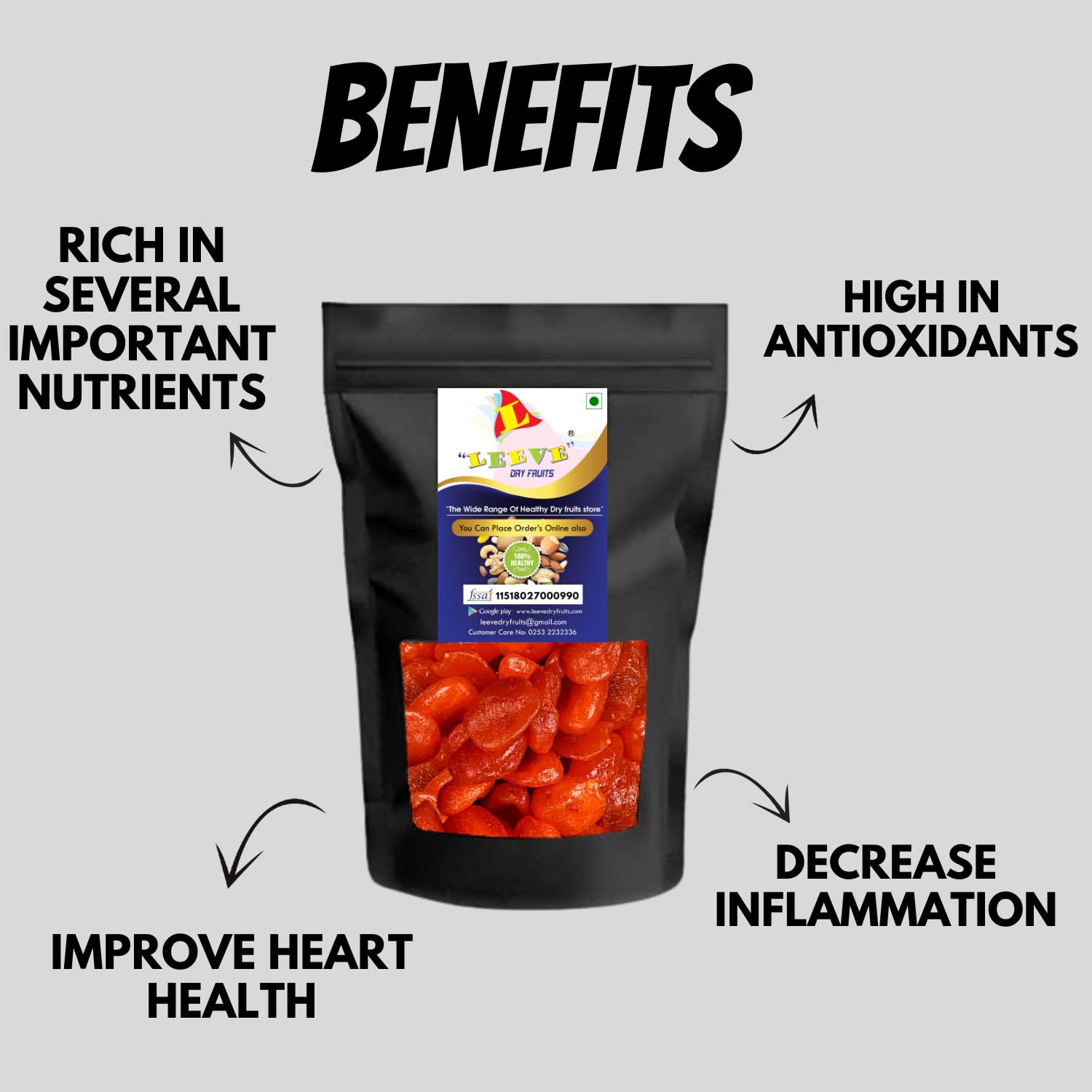 Leeve Dry Fruits Premium Dried Baby Orange 800 gm Pack | Gluten Free & Sodium Free | Add in your Healthy Recipes - Image 3 thumbnail