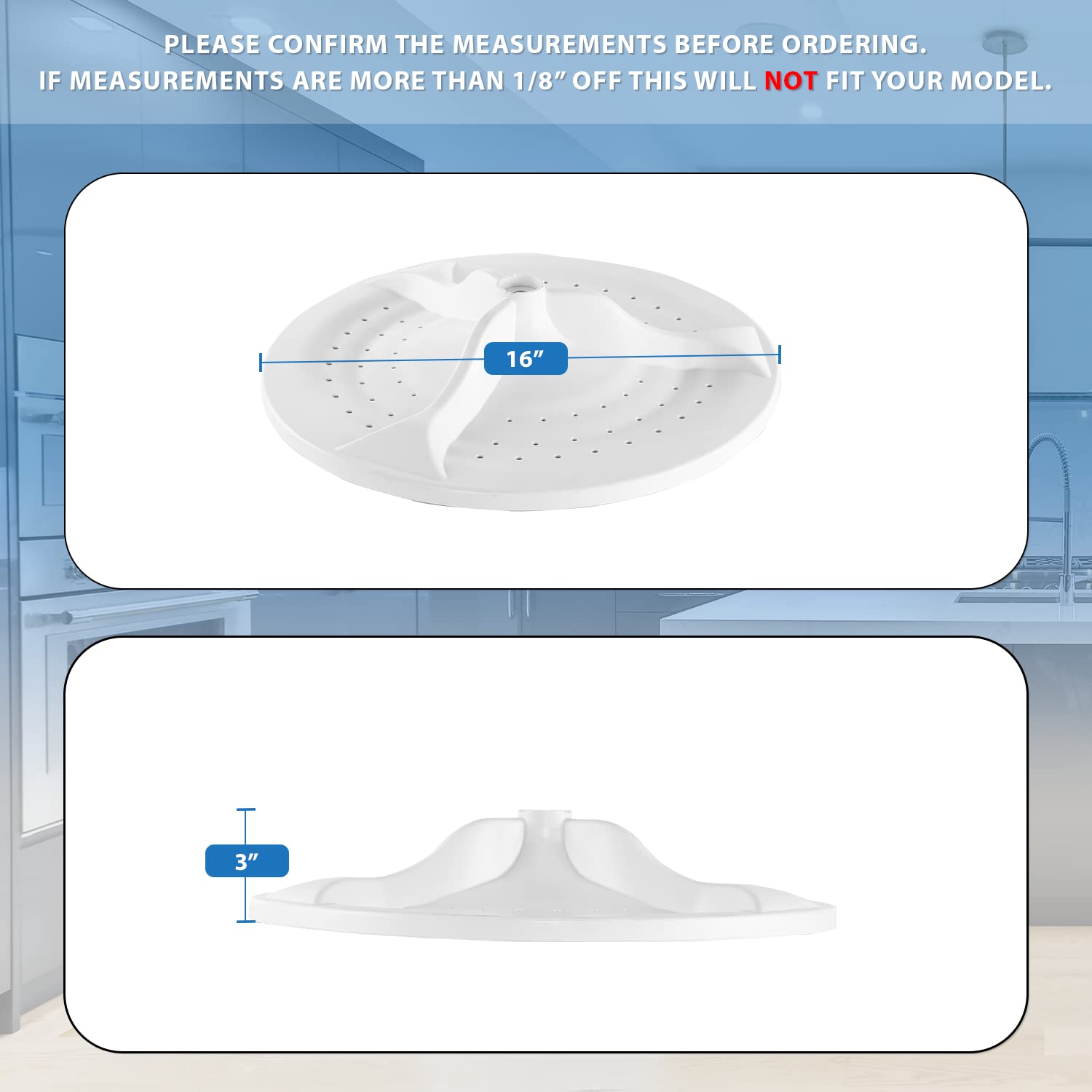 Amazon.com: UPGRADED Lifetime Appliance W10752283 Washplate  