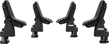 Thule DockGrip - Carries up to 36 Wide Kayaks and SUPs - Fits All Hull Shapes - Fits Most roof Rack Cross Bars - Kayak roof Rack - Stand up Paddleboard Compatible - 85lb Weight Capacity | surfboard-car-racks