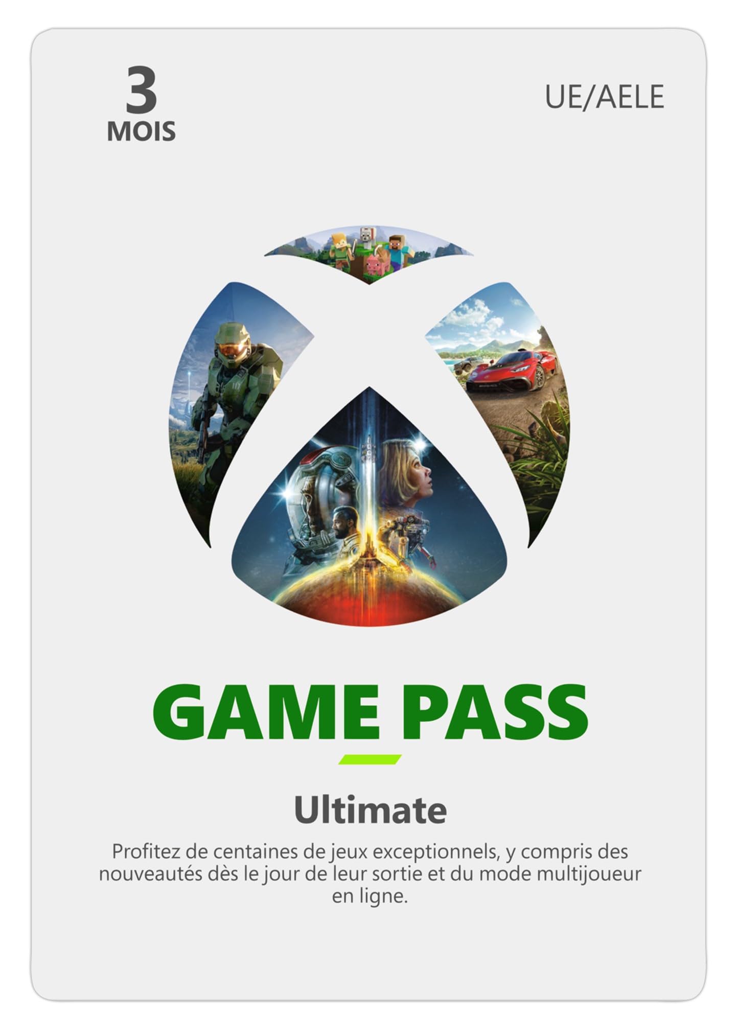 Abonnement Xbox Game Pass Ultimate | 3 Mois | Starfield est inclus dans l'abonnement Standard | Xbox & Win 10 PC - Code jeu à télécharger