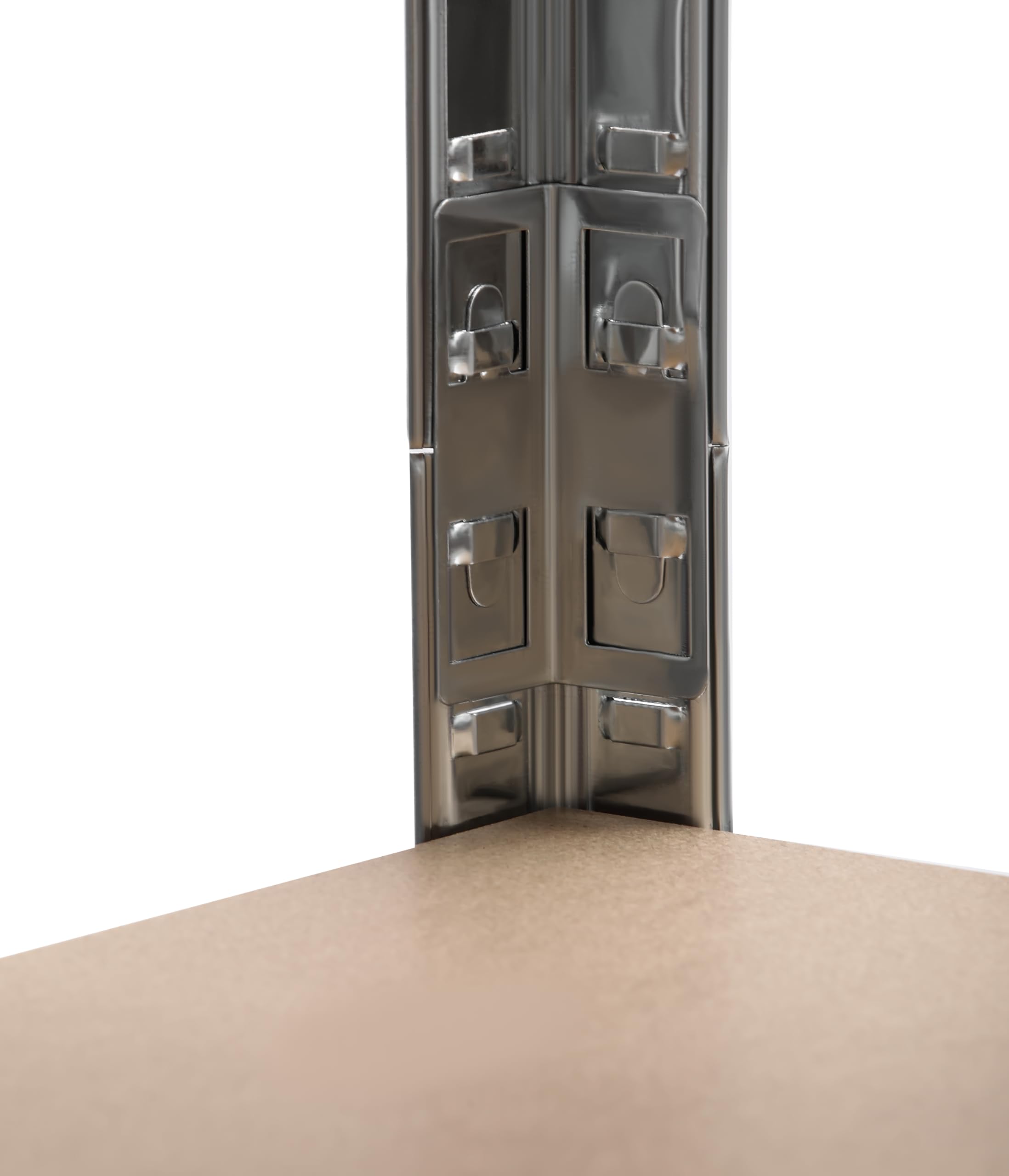SCHULTE Regalwelt Stecksystem-Schwerlastregal 5 MDF Böden 180x120x40 cm (HxBxT), verzinkt