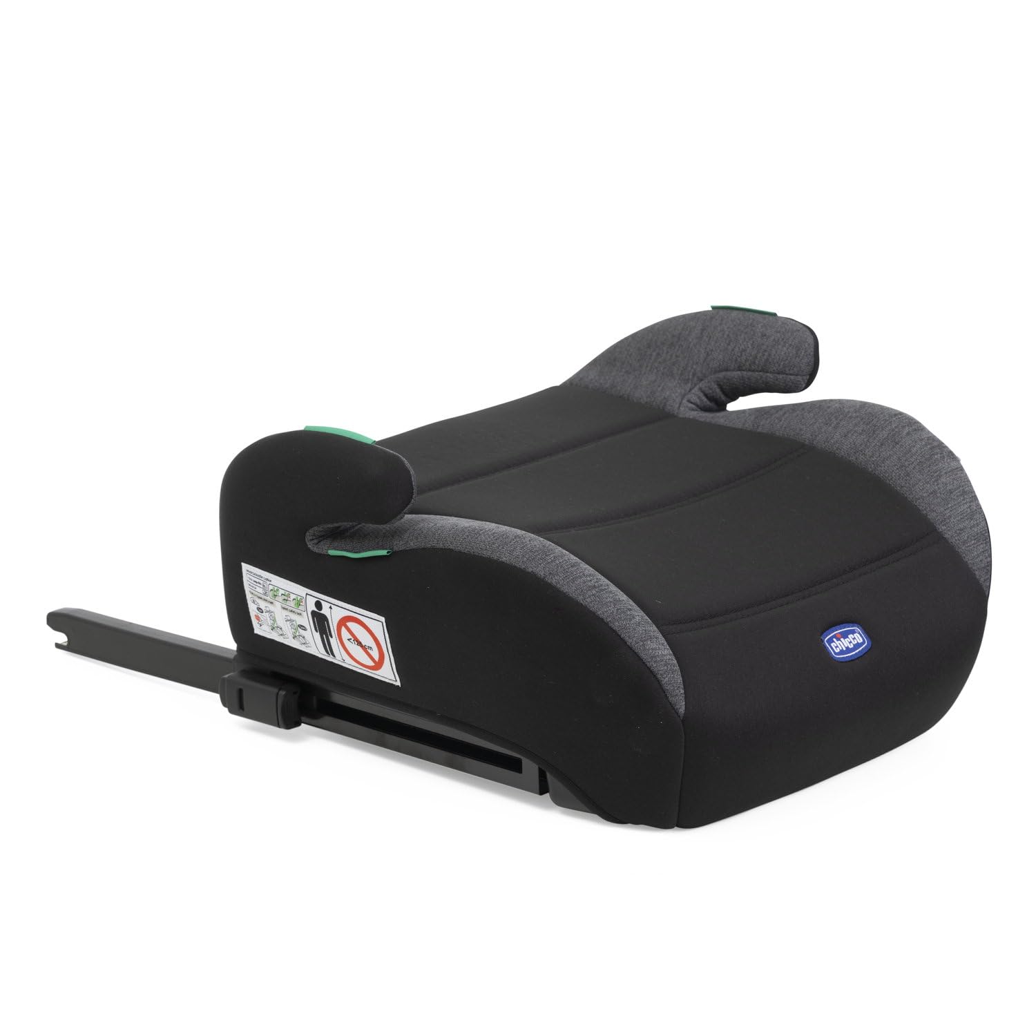 Chicco Quasar Fix i-Size, fotelik samochodowy dla dzieci w wieku 7-12 lat (126-150 cm), waga 23-36 kg, grupa 3, łatwy montaż z systemem Isofix, z wyściełanymi podłokietnikami i wygodnym siedziskiem,